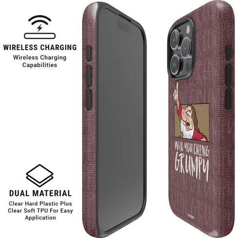 Disney Snow White Grumpy iPhone 16 Pro Magsafe Impact Case