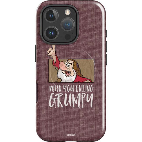 Disney Snow White Grumpy iPhone 16 Pro Max Magsafe Impact Case
