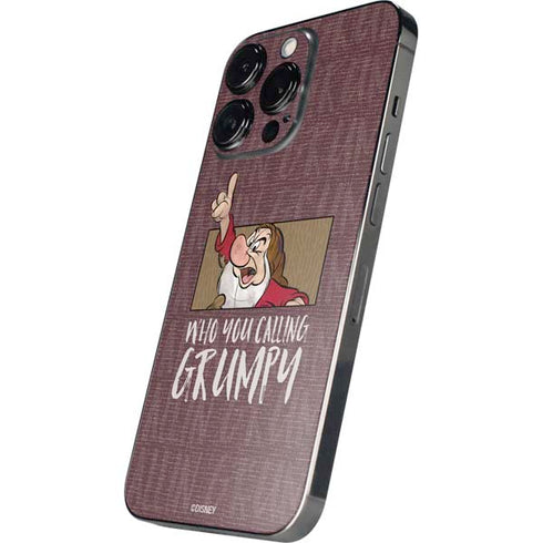 Disney Snow White Grumpy iPhone 16 Pro Skin