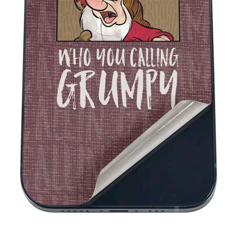 Disney Snow White Grumpy iPhone 16 Skin