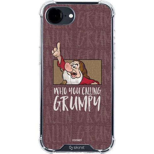 Disney Snow White Grumpy iPhone 16e Clear Case