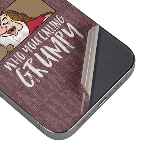 Disney Snow White Grumpy iPhone 16e Skin