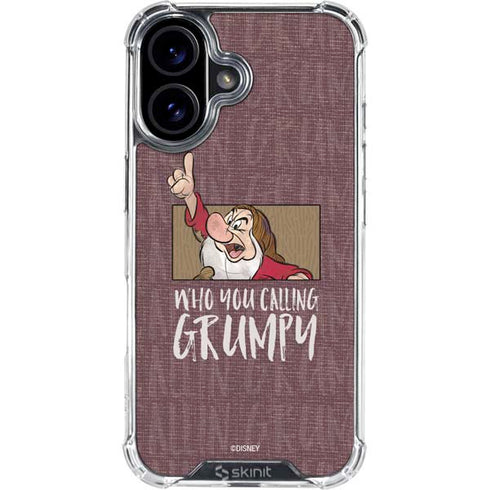 Disney Snow White Grumpy iPhone 17 Clear Case