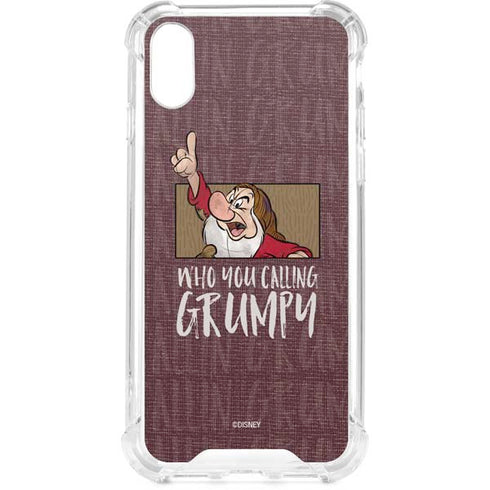 Disney Snow White Grumpy iPhone XS Clear Case