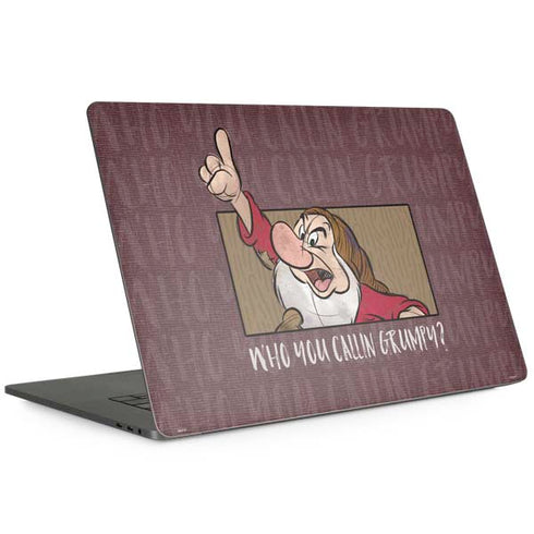 Disney Snow White Grumpy MacBook Skins