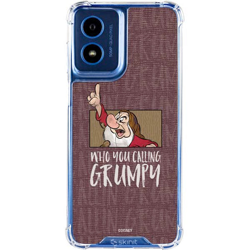 Disney Snow White Grumpy Moto G 5G (2024) Clear Case