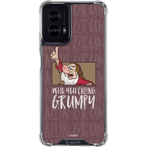 Disney Snow White Grumpy Moto G Power 5G (2024) Clear Case