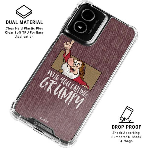 Disney Snow White Grumpy Moto G Power 5G (2024) Clear Case