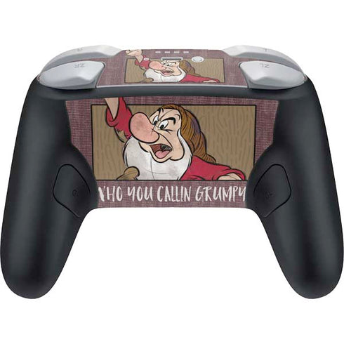 Disney Snow White Grumpy Nintendo Switch 2 (2025) Pro Controller Skin
