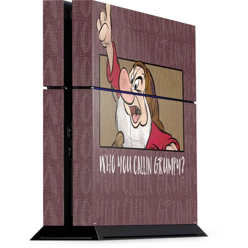 Disney Snow White Grumpy PlayStation PS4 Skins