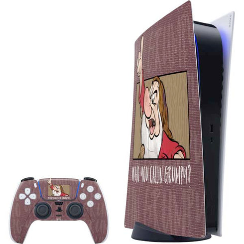 Disney Snow White Grumpy PlayStation PS5 Skins
