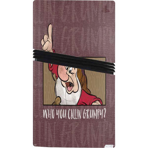 Disney Snow White Grumpy PS5 Pro Bundle Skin