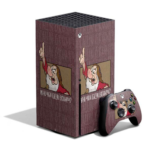 Disney Snow White Grumpy Xbox Series X Skins