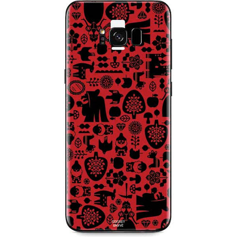 Disney Snow White Icon Pattern Galaxy S8 Plus Skin