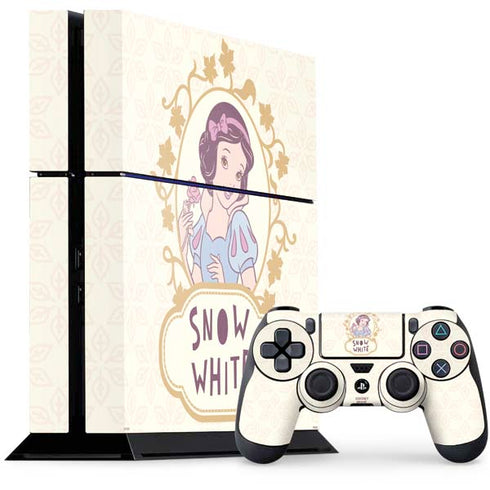 Disney Snow White Classic Art PS4 Console and Controller Bundle Skin