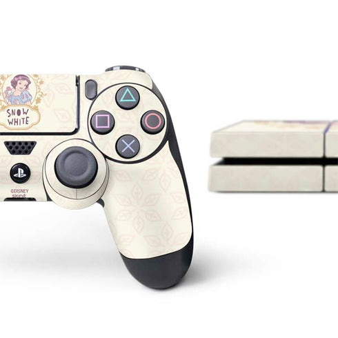 Disney Snow White Classic Art PS4 Console and Controller Bundle Skin