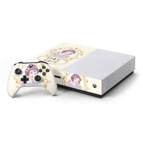 Disney Snow White Classic Art Xbox One S Console and Controller Bundle Skin