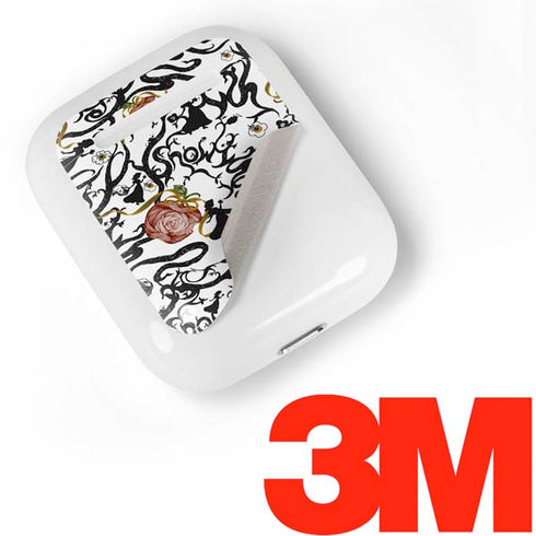 Disney Snow White Roses and Character Silhouette Apple AirPods Skin
