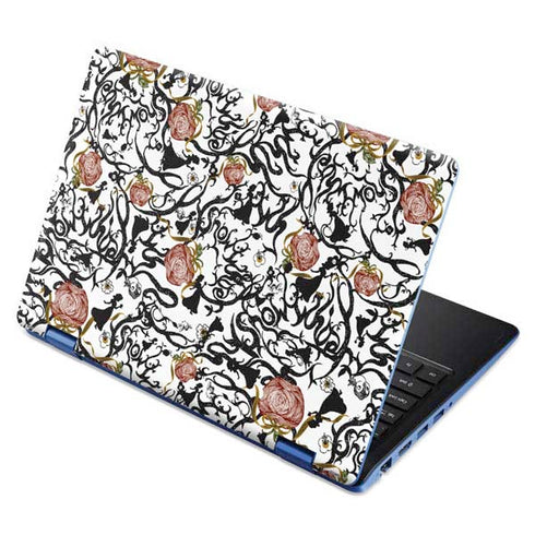 Disney Snow White Roses and Character Silhouette Aspire R11 11.6in Skin