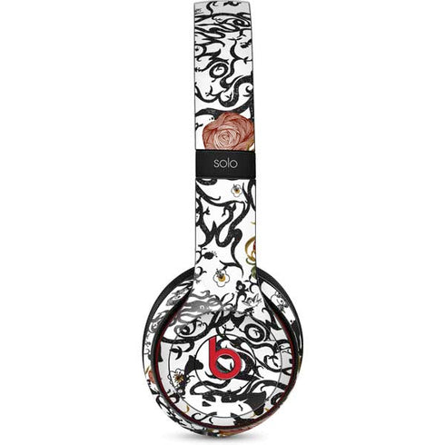 Disney Snow White Roses and Character Silhouette Beats Solo 2 Wireless Skin