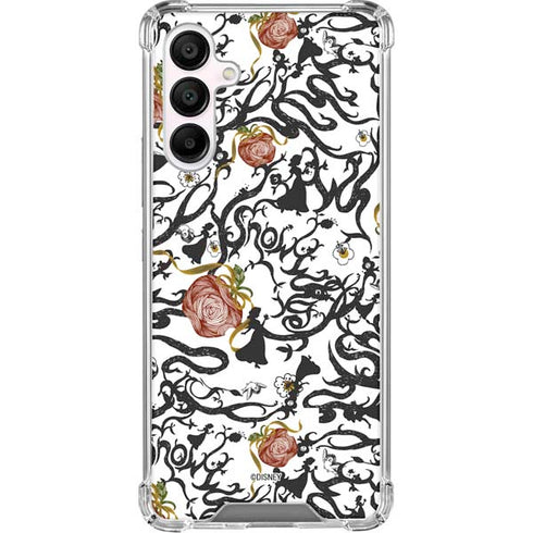 Disney Snow White Roses and Character Silhouette Galaxy A16 5G Clear Case