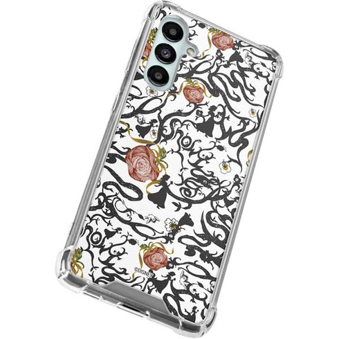 Disney Snow White Roses and Character Silhouette Galaxy A16 5G Clear Case