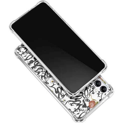 Disney Snow White Roses and Character Silhouette Galaxy A16 5G Clear Case