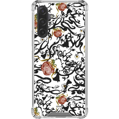 Disney Snow White Roses and Character Silhouette Galaxy A17 Clear Case
