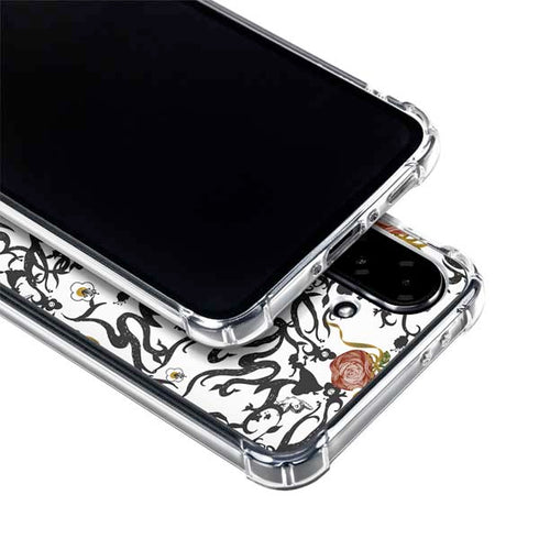 Disney Snow White Roses and Character Silhouette Galaxy A36 5G Clear Case
