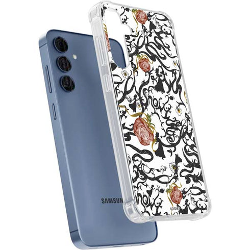 Disney Snow White Roses and Character Silhouette Galaxy A55 5G Clear Case