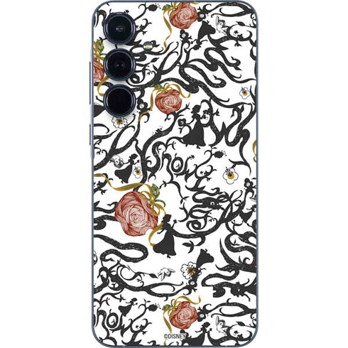 Disney Snow White Roses and Character Silhouette Galaxy A55 5G Skin