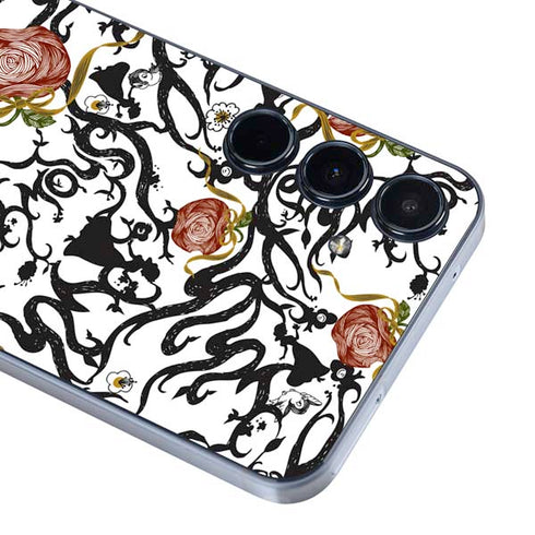 Disney Snow White Roses and Character Silhouette Galaxy A55 5G Skin
