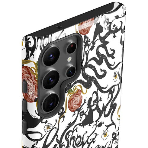 Disney Snow White Roses and Character Silhouette Galaxy S23 Ultra Pro Case