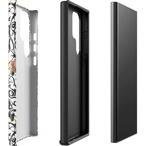 Disney Snow White Roses and Character Silhouette Galaxy S23 Ultra Pro Case