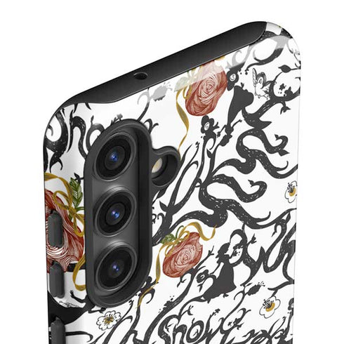 Disney Snow White Roses and Character Silhouette Galaxy S25 Impact Case