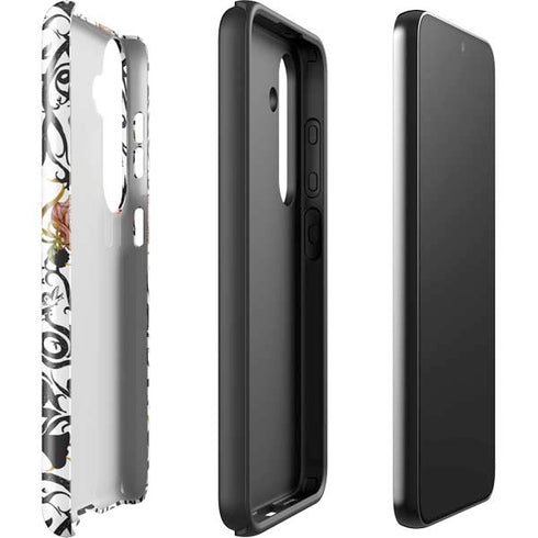Disney Snow White Roses and Character Silhouette Galaxy S25 Impact Case