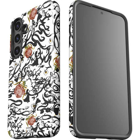 Disney Snow White Roses and Character Silhouette Galaxy S25 Impact Case