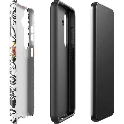 Disney Snow White Roses and Character Silhouette Galaxy S25 Plus Impact Case
