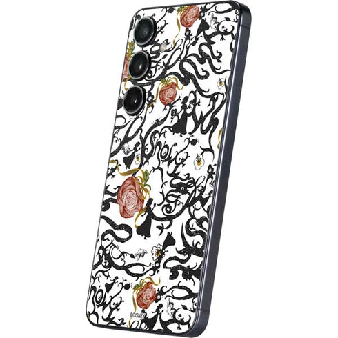 Disney Snow White Roses and Character Silhouette Galaxy S24 Skin
