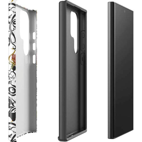 Disney Snow White Roses and Character Silhouette Galaxy S25 Ultra Impact Case