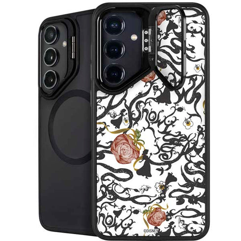 Disney Snow White Roses and Character Silhouette Galaxy S26 Kickstand Case