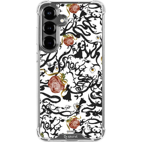 Disney Snow White Roses and Character Silhouette Galaxy S26 Plus Clear Case