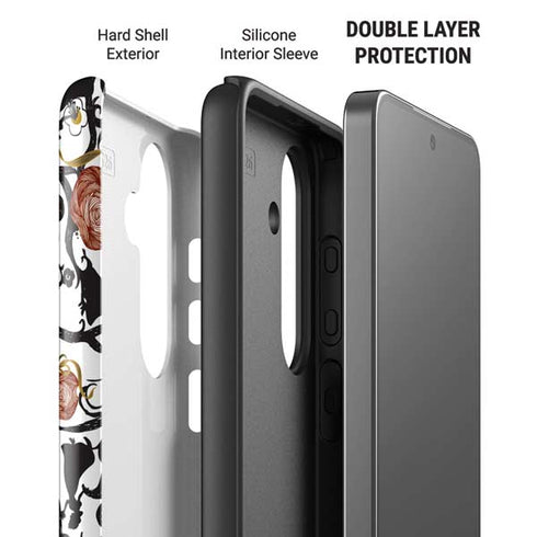 Disney Snow White Roses and Character Silhouette Galaxy S26 Plus Impact Case
