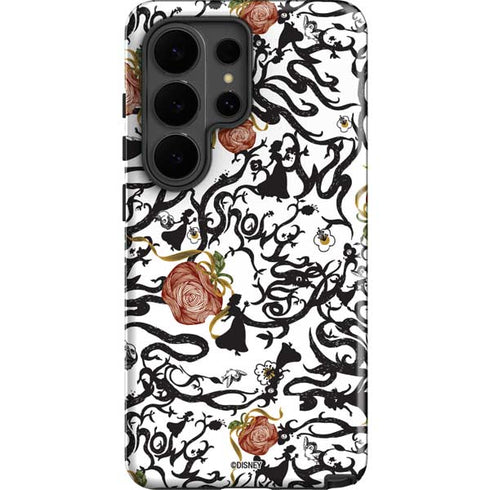 Disney Snow White Roses and Character Silhouette Galaxy S26 Ultra Impact Case