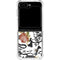 Disney Snow White Roses and Character Silhouette Galaxy Z Flip6 Clear Case
