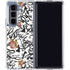 Disney Snow White Roses and Character Silhouette Galaxy Z Fold5 5G Clear Case