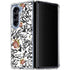 Disney Snow White Roses and Character Silhouette Galaxy Z Fold5 5G Clear Case
