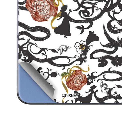 Disney Snow White Roses and Character Silhouette Galaxy Z Fold5 5G Skin