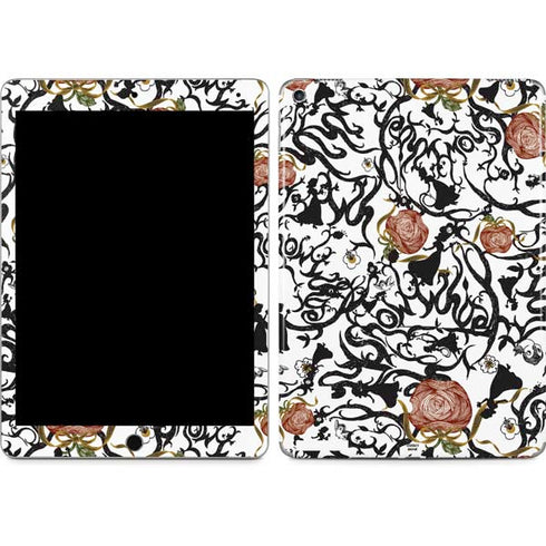 Disney Snow White Roses and Character Silhouette iPad Skins