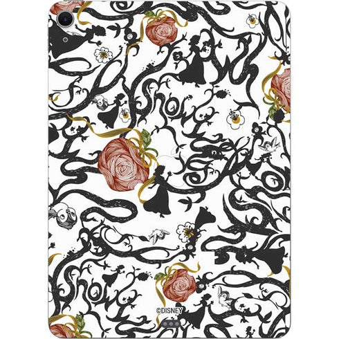 Disney Snow White Roses and Character Silhouette Apple iPad Air Skin